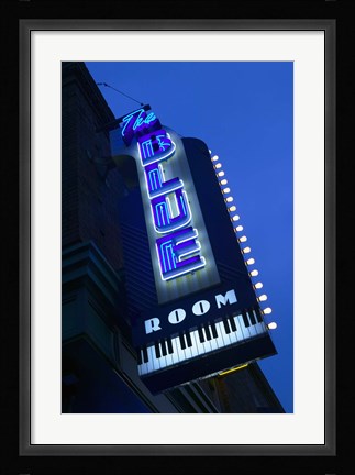 Framed Blue Room Jazz Club, 18th &amp; Vine Historic Jazz District, Kansas City, Missouri, USA Print