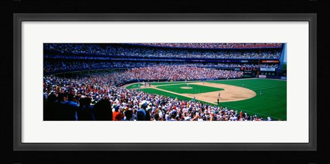 Framed Shea Stadium, New York Print