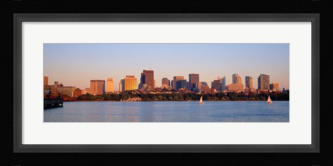 Framed Boston, Massachusetts skyline Print