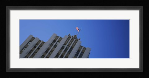 Framed Low angle view of an office building, Downtown San Jose, San Jose, Silicon Valley, Santa Clara County, California, USA Print