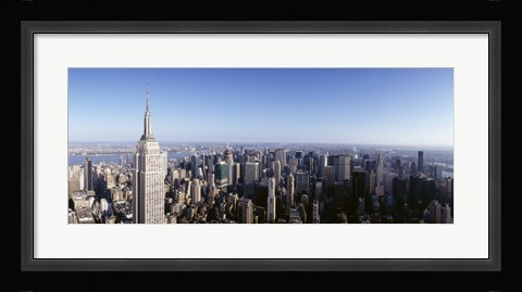 Framed Empire State Building, Manhattan, New York City, New York State, USA Print