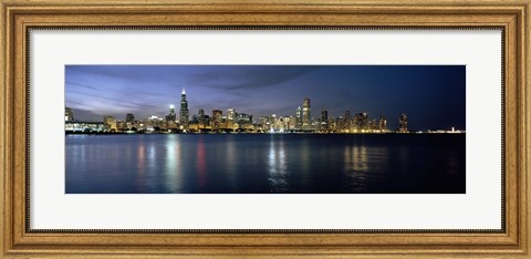 Framed City at the waterfront, Chicago, Cook County, Illinois, USA Print