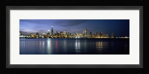 Framed City at the waterfront, Chicago, Cook County, Illinois, USA Print