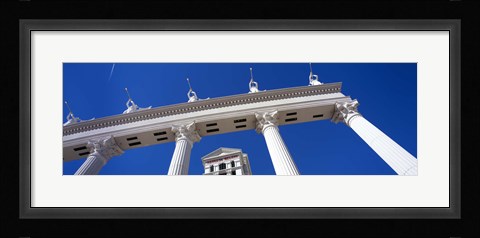 Framed Low angle view of a hotel, Caesars Palace, The Las Vegas Strip, Las Vegas, Nevada, USA Print