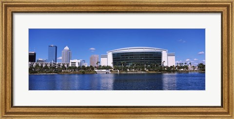 Framed Buildings at the waterfront, St. Pete Times Forum, Tampa, Florida, USA Print