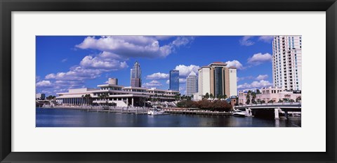 Framed Buildings at the coast, Tampa, Hillsborough County, Florida, USA Print