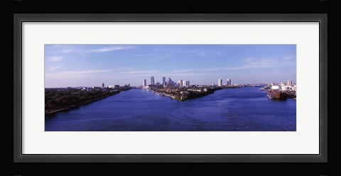 Framed Buildings in a city, Tampa, Hillsborough County, Florida, USA Print