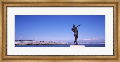 Framed San Francisco Bay, Bay Bridge, San Francisco, California, USA Print