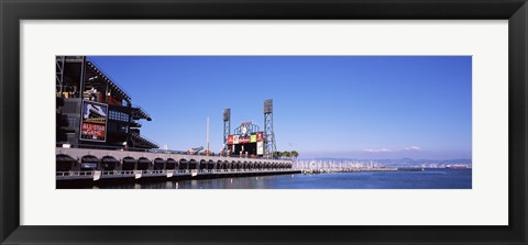 Framed Baseball park at the waterfront, AT&amp;T Park, San Francisco, California, USA Print
