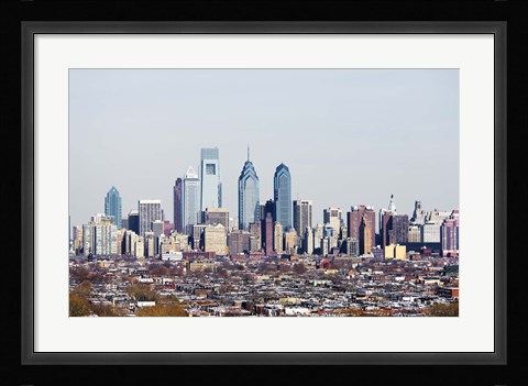 Framed Center City, Philadelphia, Pennsylvania Print