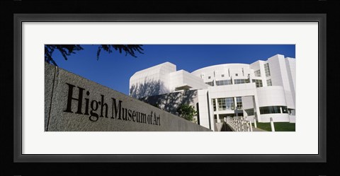 Framed Facade of an art museum, High Museum of Art, Atlanta, Fulton County, Georgia, USA Print