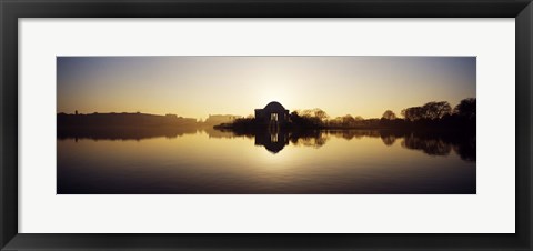 Framed Jefferson Memorial, Tidal Basin, Potomac River, Washington DC Print