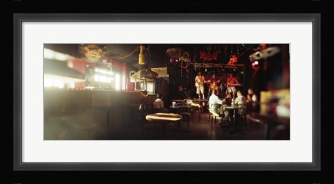 Framed People in a restaurant, Cha Cha Lounge, Coney Island, Brooklyn, New York City, New York State, USA Print