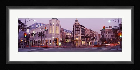 Framed Rodeo Drive, Beverly Hills, California Print