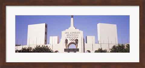 Framed Los Angeles Memorial Coliseum, Los Angeles, California Print