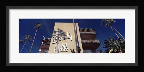 Framed Low angle view of a hotel, Beverly Hills Hotel, Beverly Hills, Los Angeles County, California, USA Print