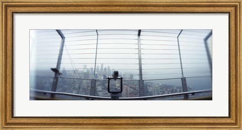 Framed City viewed from the Space Needle, Queen Anne Hill, Seattle, Washington State, USA Print