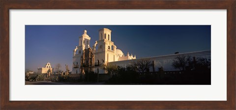 Framed Mission San Xavier Del Bac, Tucson, Arizona Print
