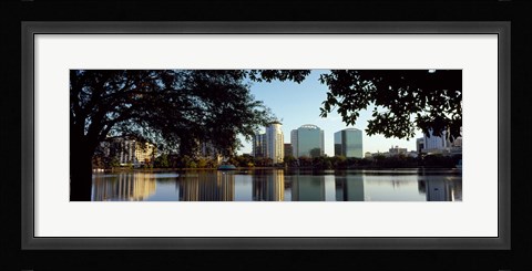 Framed Lake Eola, Orlando, Florida Print