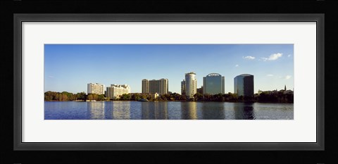 Framed Lake Eola, Orlando, Florida (distant view) Print