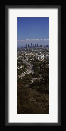 Framed Hollywood, Los Angeles, California (vertical) Print
