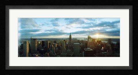 Framed Buildings in a city, Empire State Building, Manhattan, New York City, New York State, USA 2011 Print