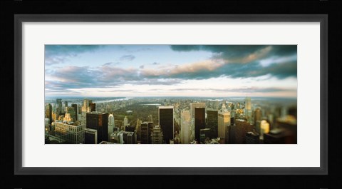 Framed Buildings in a city, Empire State Building, Manhattan, New York City, New York State, USA Print