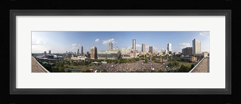 Framed Fourth of July Festival, Centennial Olympic Park, Atlanta, Georgia, USA Print