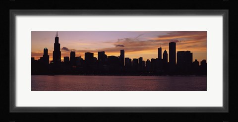 Framed Buildings on the Lake Michigan Waterfront, Chicago, Illinois, USA 2011 Print