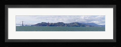 Framed Golden Gate Bridge, Marin Headlands, Mount Tamalpais, Sausilito, San Francisco Bay, San Francisco, California, USA Print