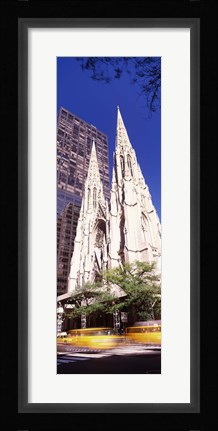 Framed Buildings in the city, St. Patrick's Cathedral, New York City, New York State, USA Print
