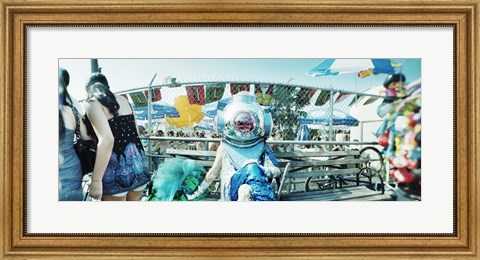 Framed Coney Island Mermaid Parade, Coney Island, Brooklyn, New York City, New York State, USA Print