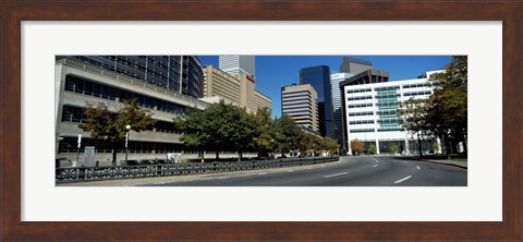 Framed Buildings in a city, Downtown Denver, Denver, Colorado, USA Print