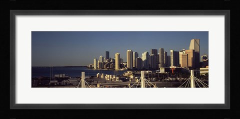 Framed Buildings in a city, Miami, Florida, USA Print