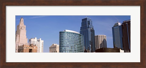 Framed Downtown Kansas City, Missouri Print