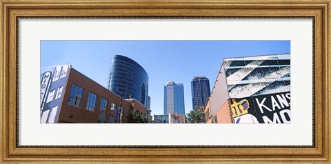 Framed Street art at Downtown Kansas City, Missouri, USA Print