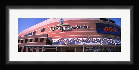 Framed Low angle view of a stadium, Chesapeake Energy Arena, Oklahoma City, Oklahoma, USA Print