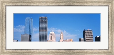 Framed Downtown skyline, Devon Tower, Oklahoma City, Oklahoma, USA Print