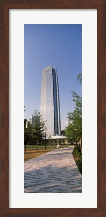 Framed Devon Tower, Downtown Oklahoma City, Oklahoma Print