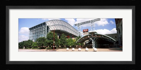 Framed Baseball field, Minute Maid Park, Houston, Texas, USA Print