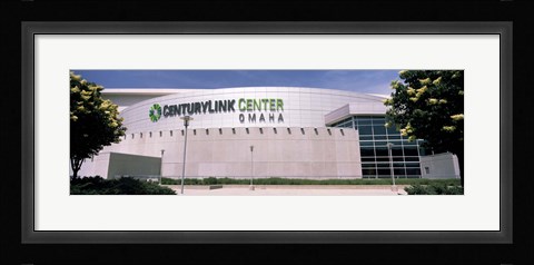 Framed Facade of a convention center, Century Link Center, Omaha, Nebraska, USA Print