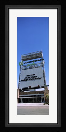 Framed Sign board at a convention center, Century Link Center, Omaha, Nebraska, USA Print