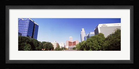 Framed Buildings in a city, Omaha, Nebraska Print