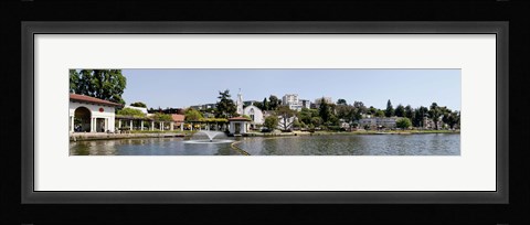 Framed Lake Merritt in Oakland, California, USA Print