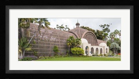 Framed Botanical Building in Balboa Park, San Diego, California, USA Print