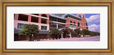 Framed Facade of a baseball stadium, Minute Maid Park, Houston, Texas, USA Print