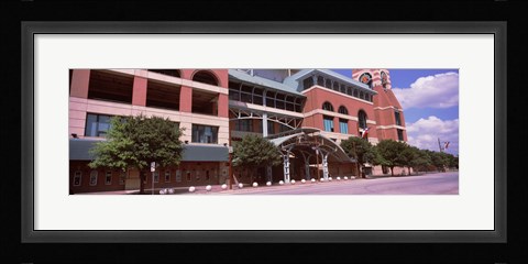 Framed Facade of a baseball stadium, Minute Maid Park, Houston, Texas, USA Print