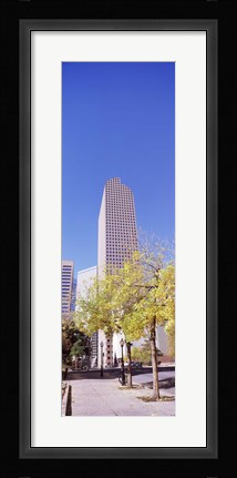 Framed Mailbox building in a city, Wells Fargo Center, Denver, Colorado, USA Print