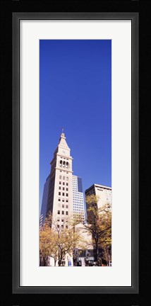 Framed Clock tower, Denver, Colorado Print