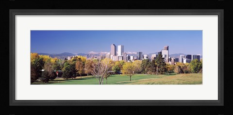 Framed Buildings of Downtown Denver, Colorado, USA Print